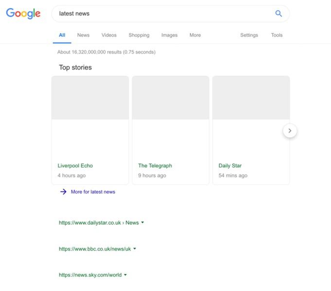 Wyszukiwarka Google bez miniaturek - tak może wyglądać już niedługo 2