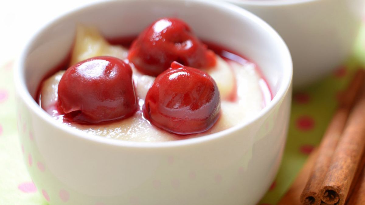 Legumina z wiśniami z kompotu jak za PRL-u