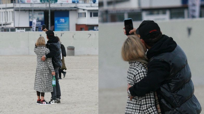 Misiek Koterski i Dagmara Bryzek na romantycznym spacerze