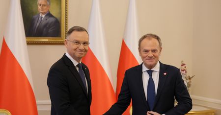Zakończyło się spotkanie Dudy i Tuska