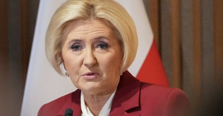 Włożyła elegancką sukienkę. Tak Agata Duda wyglądała na spotkaniu