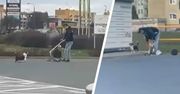 Gorzów: Znęcał się nad psem na parkingu. Kto rozpoznaje mężczyznę?