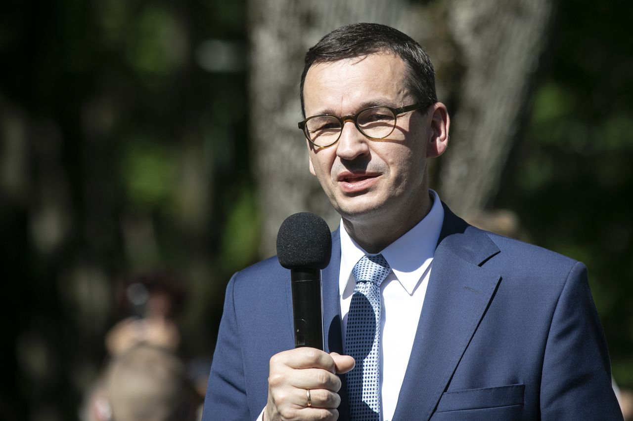 Wybory 2020. Mateusz Morawiecki ostro o poglądach Trzaskowskiego. Padły słowa o "idolach"