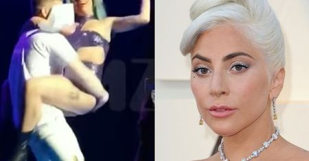 Lady Gaga SPADŁA ZE SCENY podczas koncertu w Las Vegas! (WIDEO)