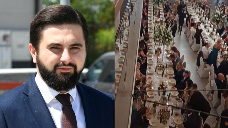 Huczne wesele wiceministra PiS-u