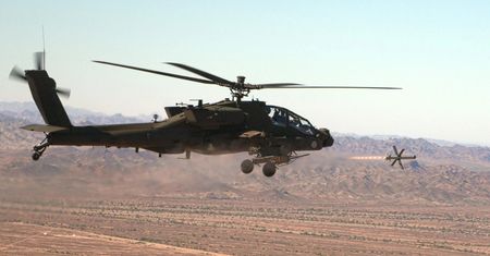 Historyczny strzał. Apache oddał go w Ustce