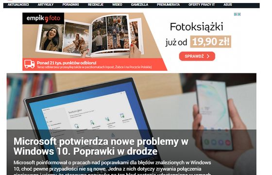 Serwis "Komputer Świat" z ofertą płatnych subskrypcji