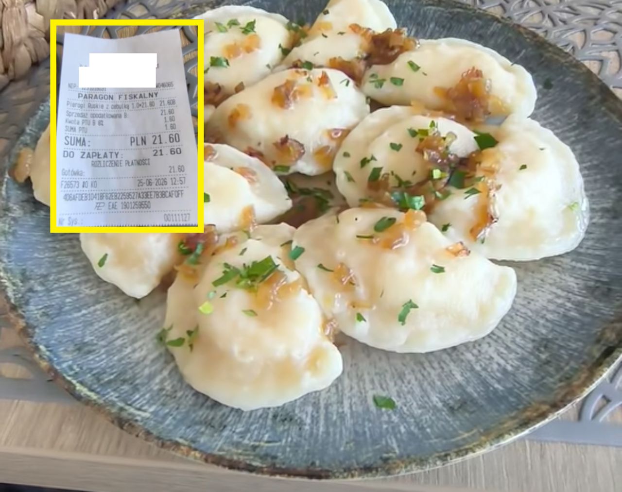 Zamówił pierogi ruskie w Solinie. "Nie wiem, czy kredytu nie wezmę"