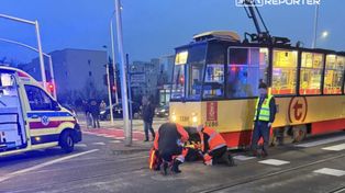 Warszawa: 17-latka potrącona przez tramwaj na Białołęce