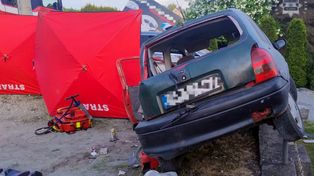 Wodzisław Śląski: Uciekał przed policją z dzieckiem w aucie. Doszło do poważnego wypadku