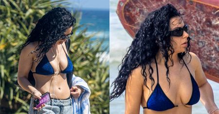 Charli XCX zachwyca smukłą sylwetką, relaksując się na australijskiej plaży