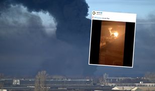 Wojna na Ukrainie. Zestrzelony rosyjski samolot koło Kijowa. Zełenski: Tej nocy będzie szturm