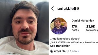 Tymczasem na Instagramie: Daniel Martyniuk zmienił nazwę profilu na "UNFCKABLE89". Nadążacie jeszcze?