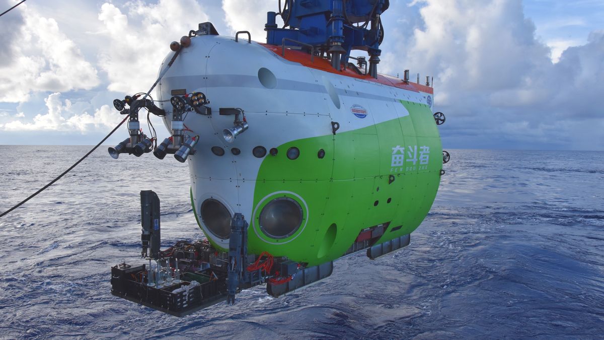 Chiński batyskaf Striver/Fendouzhe