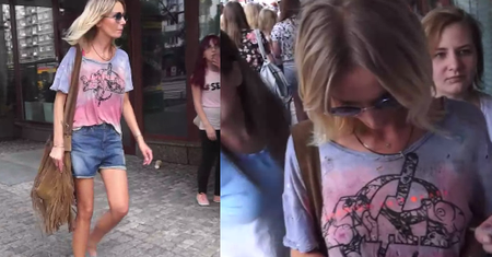 Agnieszka Szulim ROZDAJE AUTOGRAFY pod TVN-em...