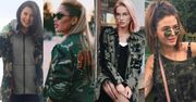 Militarny trend w stylizacjach celebrytek
