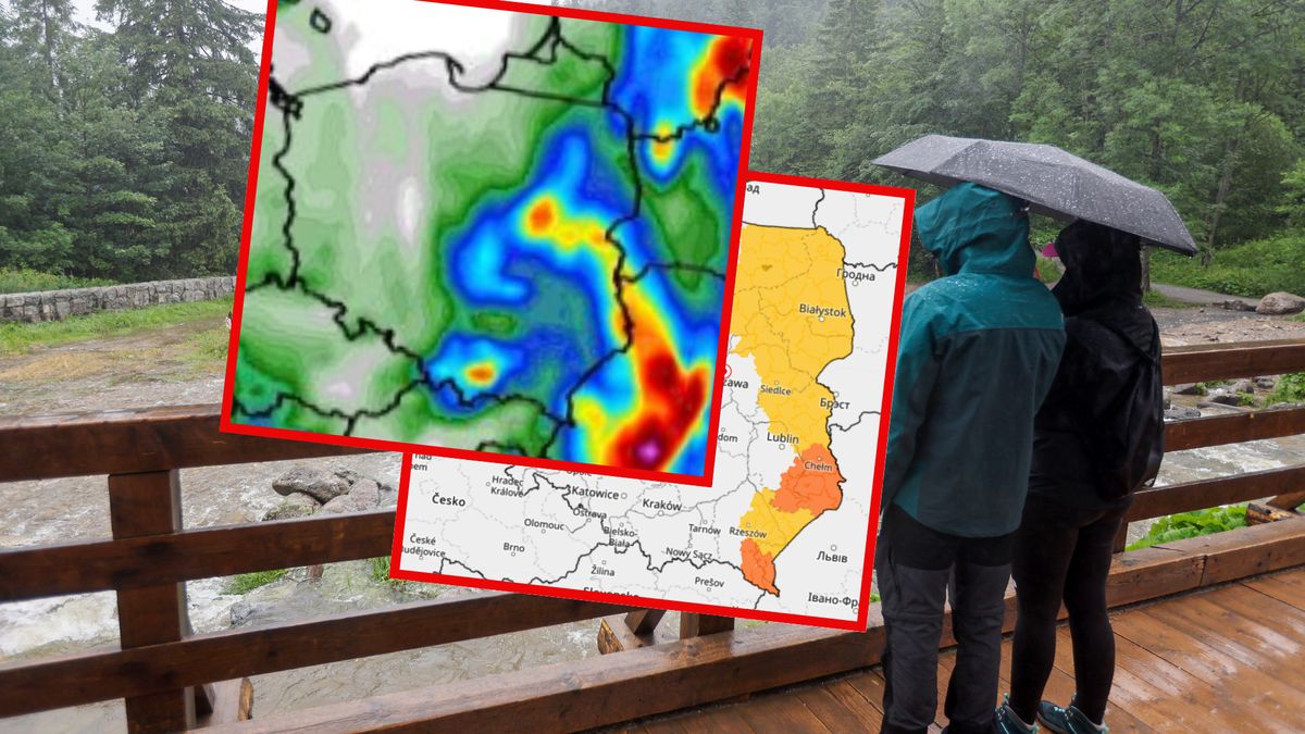 Intensywne opady nad Polską