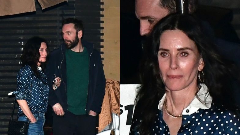 Dawno niewidziana Courteney Cox na randce z MŁODSZYM o 12 lat partnerem. Fajna z nich parka? (ZDJĘCIA)