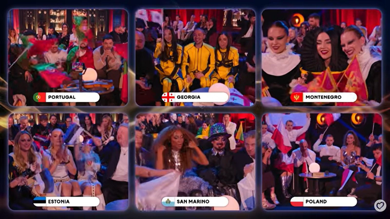 Wyniki pierwszego półfinału 70. Konkursu Piosenki Eurowizji