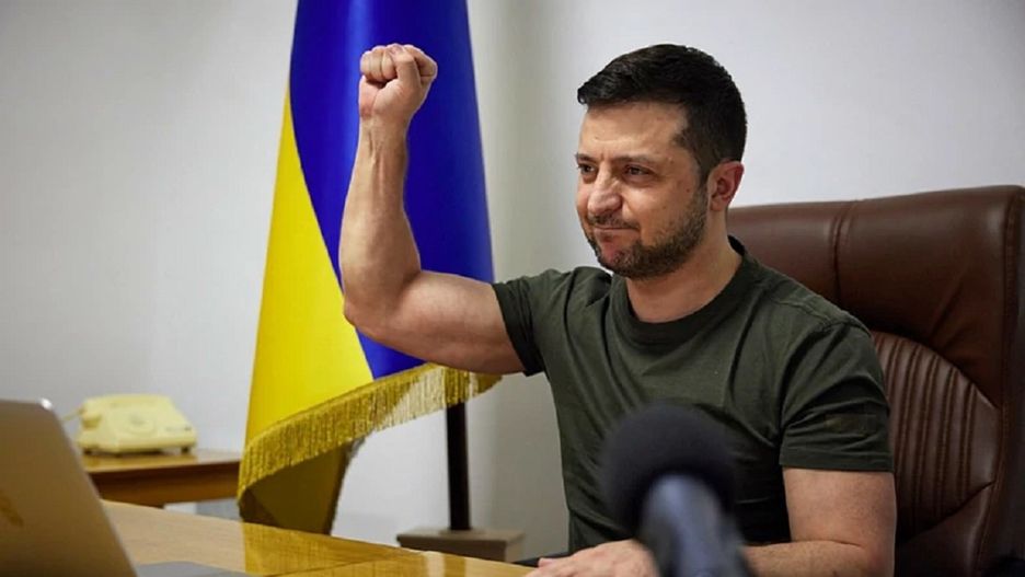 Mocny gest prezydenta Zełenskiego zrobił wrażenie na zagranicznych liderach.Foto: Ukrinform/East News / East News