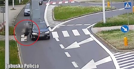 Horror w Zielonej Górze. Dwa potrącenia, wszystko wychwyciła kamera