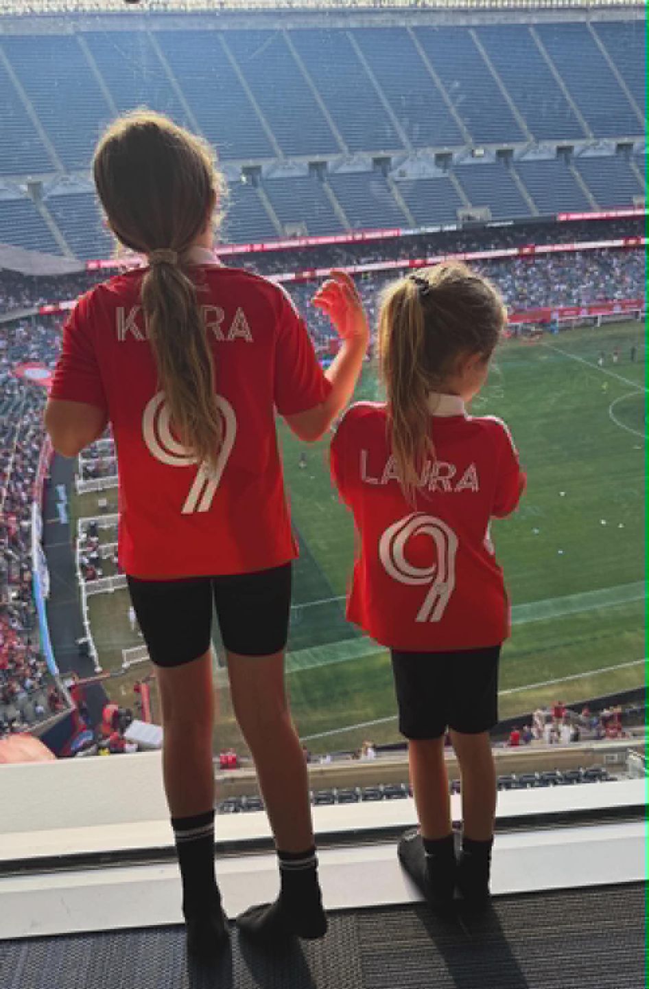 Anna Lewandowska zabrała córki na mecz Roberta w Chicago Fire