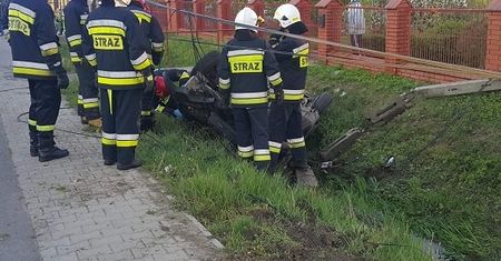 Dachowanie pojazdu w Goździelinie
