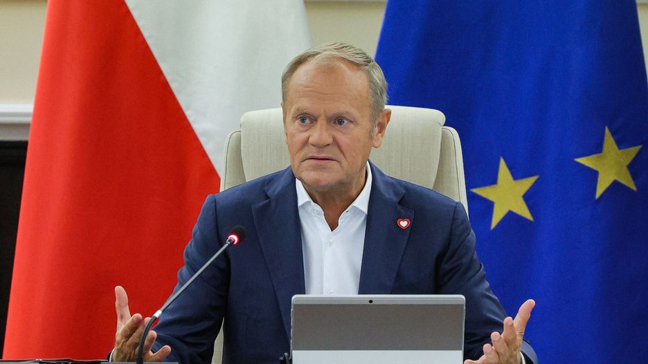 Premier Donald Tusk podczas posiedzenia rządu
