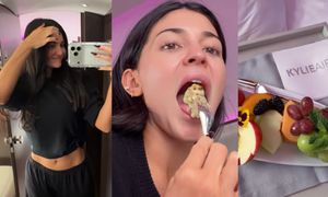 Kylie Jenner chciała, byście zobaczyli, jak wygląda jej PRYWATNY lot do St. Tropez samolotem za 73 MLN DOLARÓW. Obsługa zaliczyła WTOPĘ (ZDJĘCIA)