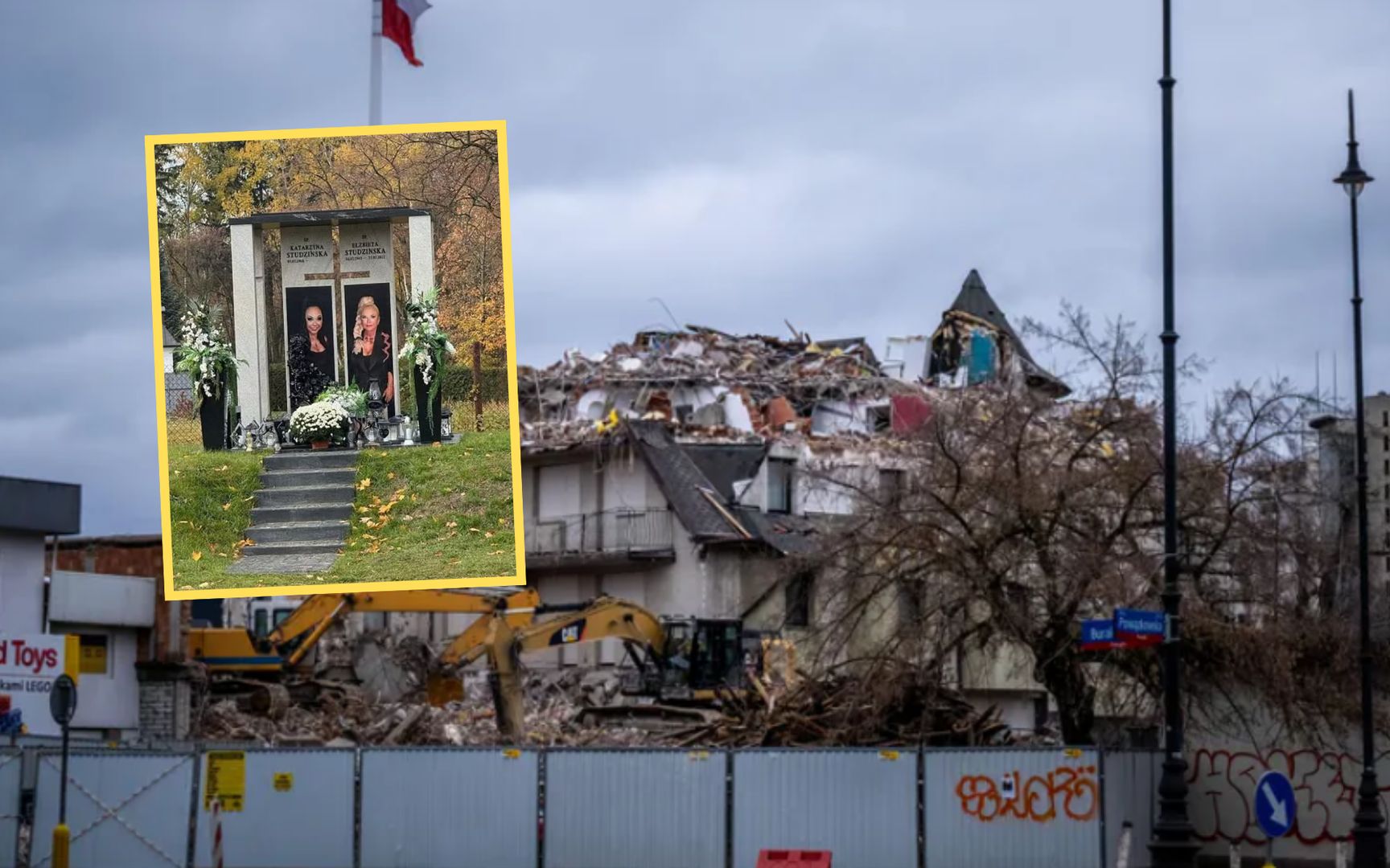 Była właścicielką hotelu Czarny Kot. Jej grób robi wrażenie