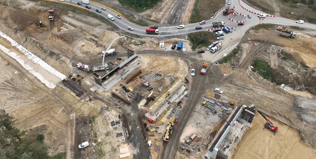 Zegrze: Rozbudowa DK61 powoduje spore utrudnienia dla kierowców