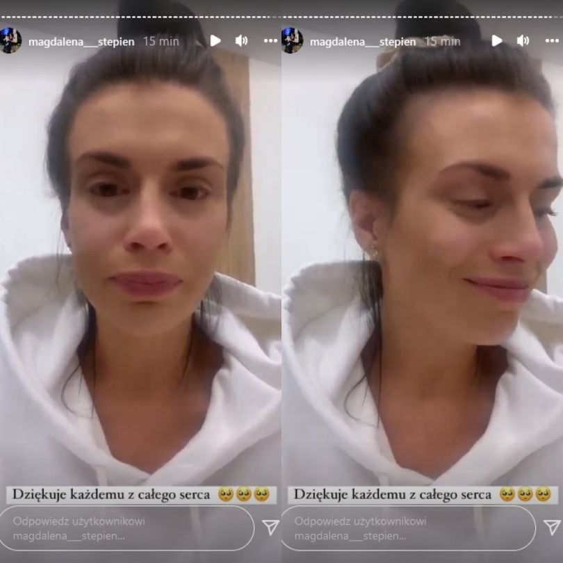 Magdalena Stępień dziękuje za wsparcie zbiórki na leczenie syna