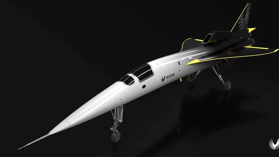 Wizualizacja samolotu XB-1