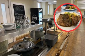 Dzieciom zalecają warzywa, a sami toną w tłuszczu. Zjadłam obiad w stołówce MEN