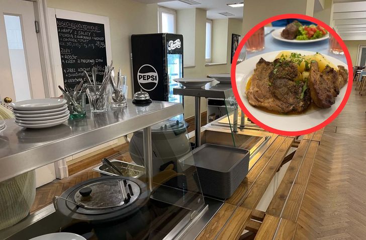 Dzieciom zalecają warzywa, a sami toną w tłuszczu. Zjadłam obiad w stołówce MEN