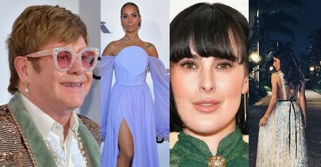 Oscary 2019: Gwiazdy na imprezie Eltona Johna: Weronika Rosati, Jane Seymour i Heidi Klum z partnerem (ZDJĘCIA)