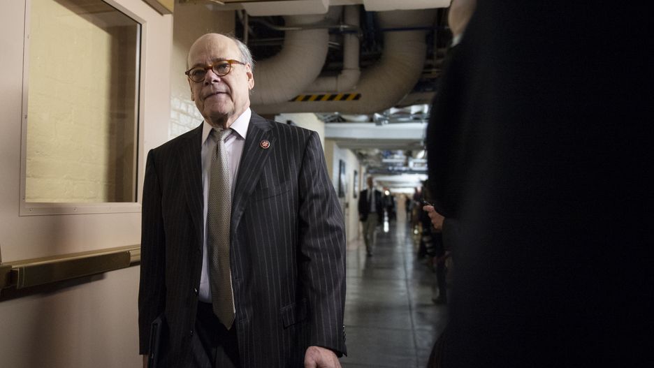 UNITED STATES - JANUARY 14: Rep. Steve Cohen, D-Tenn., makes his way to the House Democrats' caucus meeting to discuss sending the articles of impeachment to the Senate on Tuesday Jan. 14, 2020. (Photo by Caroline Brehman/CQ-Roll Call, Inc via Getty Images)