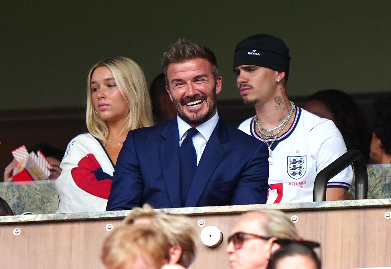 David Beckham z Victorią i dziećmi