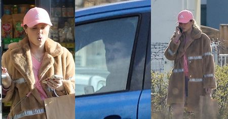 Joanna Opozda załatwia sprawunki, a Antek Królikowski CZAI SIĘ nieopodal w samochodzie (ZDJĘCIA)