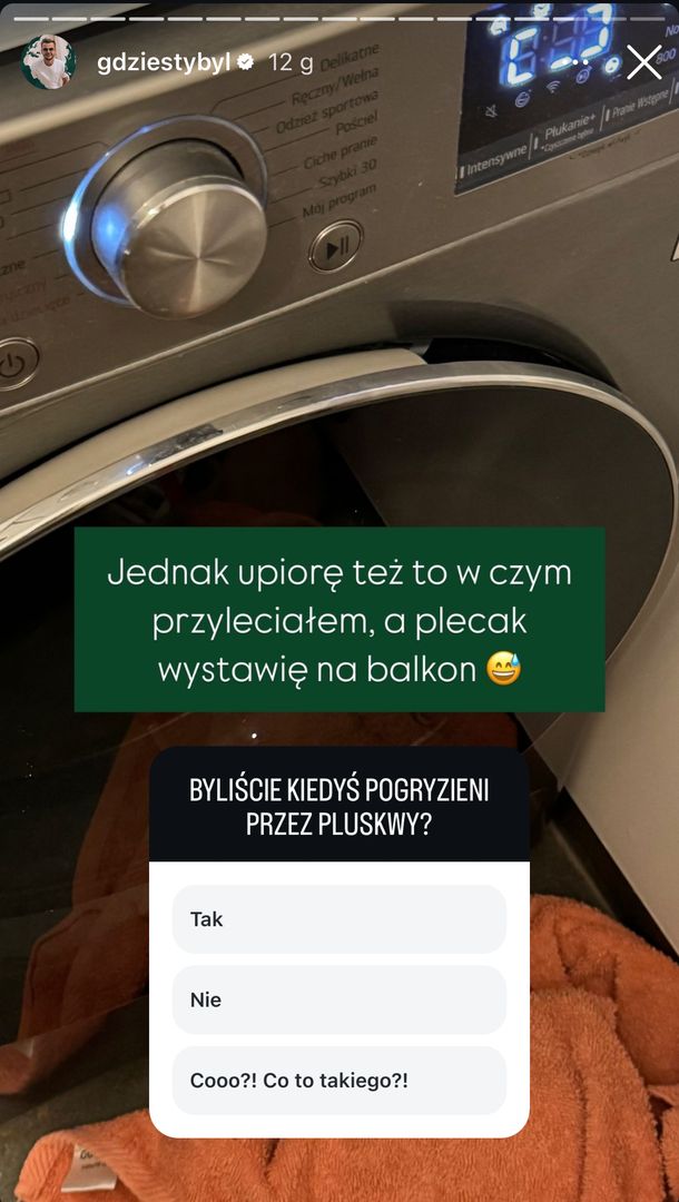 Instagramowa relacja Pawła