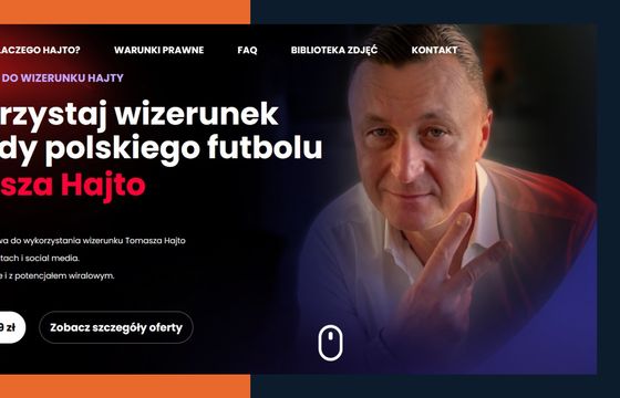 Hajto sprzedał prawa do wizerunku za kilkaset złotych. Kupcem handlarz części do aut