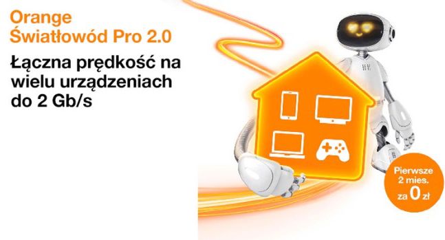 Światłowód Pro 2.0 - nowa opcja internetu światłowodowego w Orange
