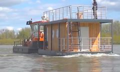 Warszawa. Pływająca sauna Wisła. To projekt budżetu obywatelskiego