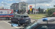 Wypadek na al. Piłsudskiego. 17-letnia motocyklistka trafiła do szpitala!