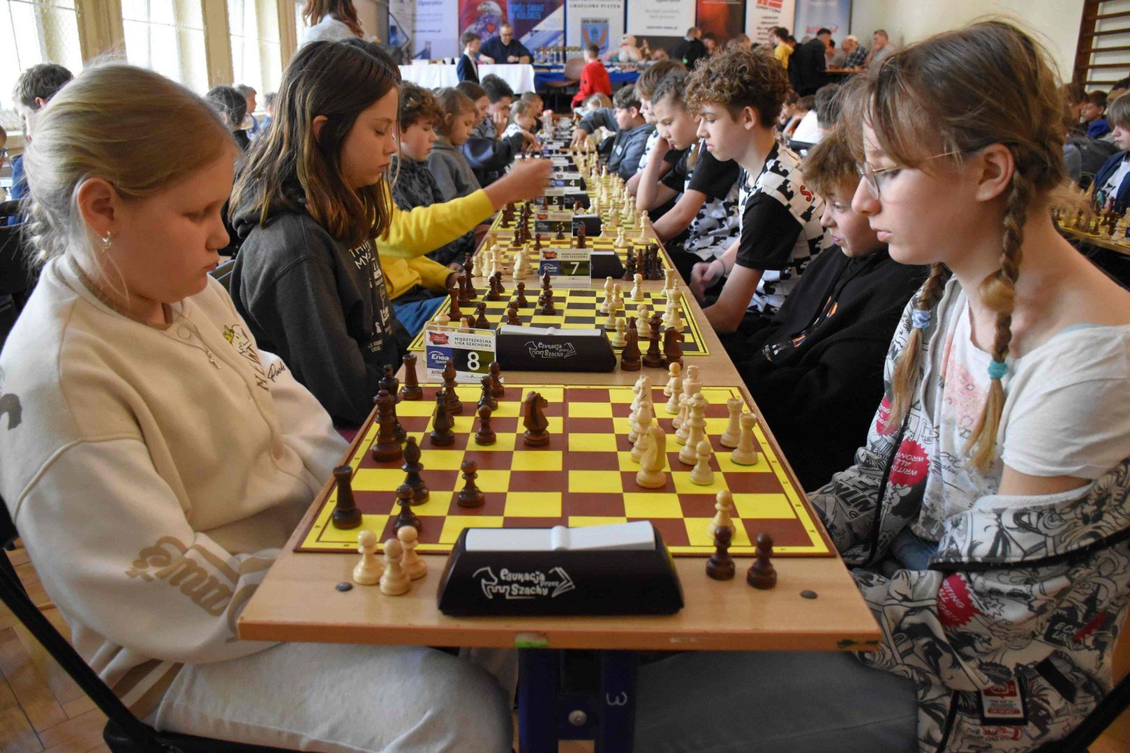 W Turzanach (gm. Inowrocław) odbył się 10 maja turniej w ramach cyklu Enea Operator Międzyszkolna Liga Szachowa. Pobity został rekord liczby uczestników ligi. Przy szachownicach rywalizowało 130 zawodników