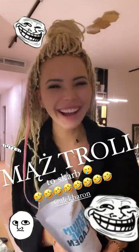 Sandra Kubicka dowcipkuje z Baronem