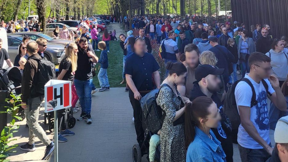 W kolejce do Orientarium trzeba było poczekać dwie godziny