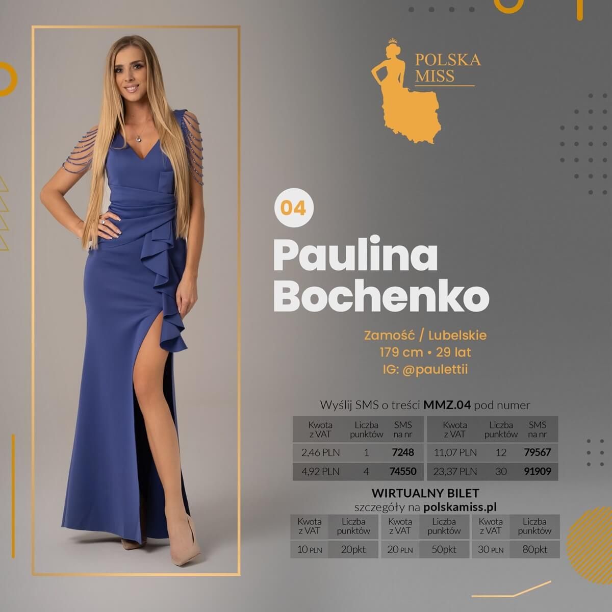 Paulina Bochenko Polska Miss 2023