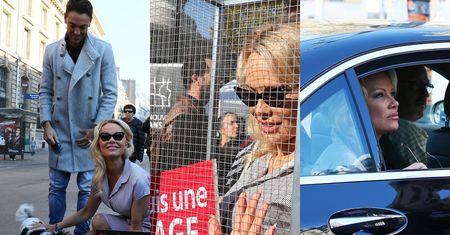 Pamela Anderson "WALCZY W KLATCE" na ulicach Paryża! (ZDJĘCIA)