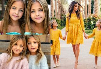 7-LETNIE bliźniaczki zostaną gwiazdami modelingu? Tak na Instagramie promuje je matka... (ZDJĘCIA)